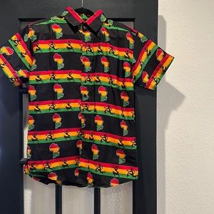 Africa Button Up Shirt